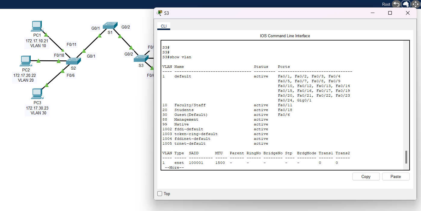 3.4.5 Packet Tracer - Configure Trunks | Cisco VLAN Trunking Guide