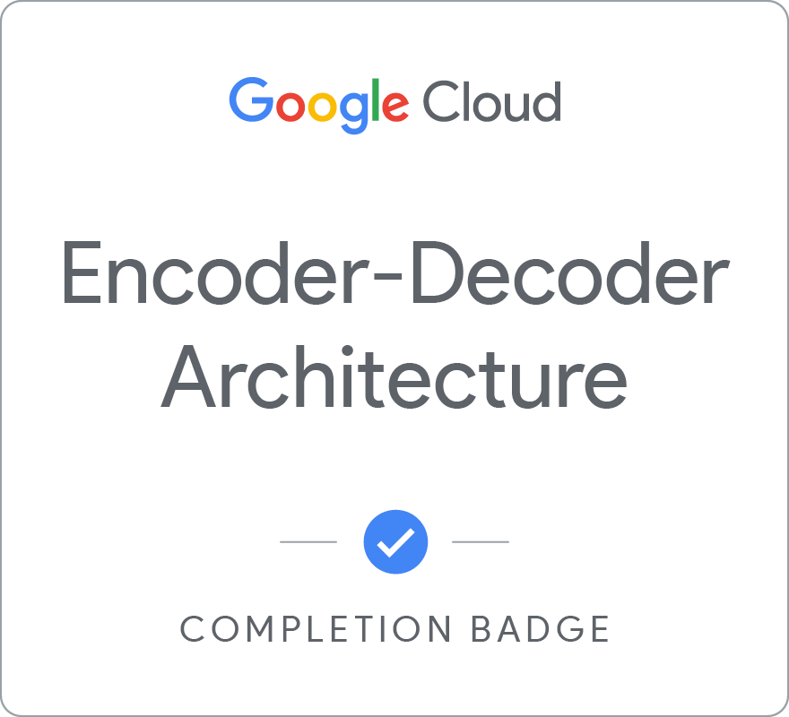 Encoder-Decoder Architecture Badge