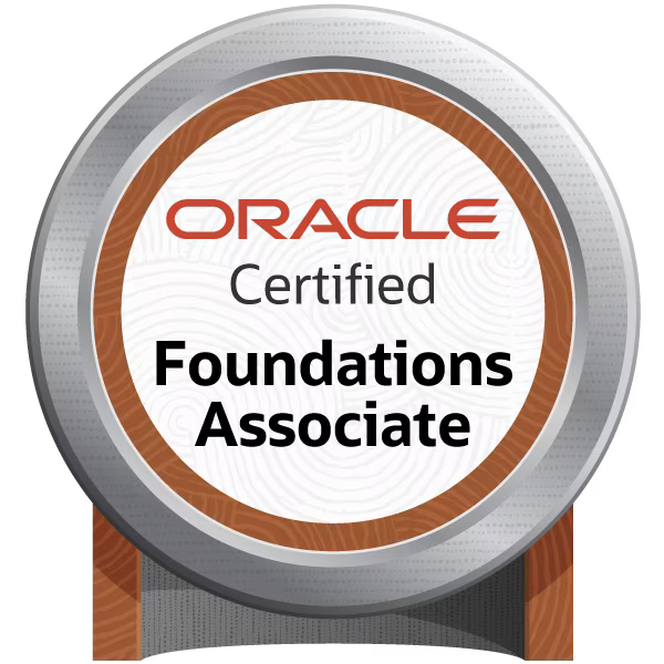 Oracle Cloud Infrastructure 2025 Certified AI Foundations Associate Badge